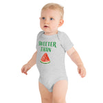 Sweeter Than Tzumehroog Short Sleeve Onesie