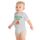 Sweeter Than Tzumehroog Short Sleeve Onesie