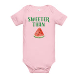 Sweeter Than Tzumehroog Short Sleeve Onesie