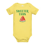 Sweeter Than Tzumehroog Short Sleeve Onesie