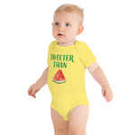 Sweeter Than Tzumehroog Short Sleeve Onesie