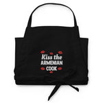 Kiss the Armenian Cook Embroidered Apron