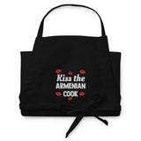 Kiss the Armenian Cook Embroidered Apron
