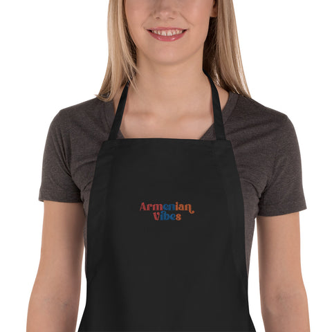 Armenian Vibes Embroidered Apron
