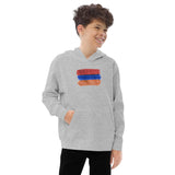 Armenian Flag Kids Fleece Hoodie