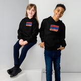 Armenian Flag Kids Fleece Hoodie