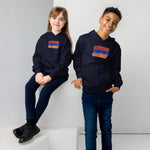 Armenian Flag Kids Fleece Hoodie