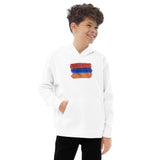 Armenian Flag Kids Fleece Hoodie