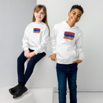 Armenian Flag Kids Fleece Hoodie