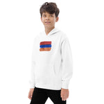 Armenian Flag Kids Fleece Hoodie