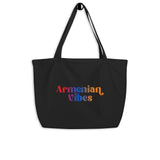Armenian Vibes Large Organic Tote Bag