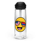 Armenian American Smiley Sports Water Bottle