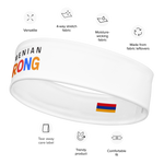 Armenian Strong White Headband