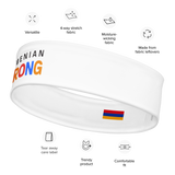 Armenian Strong White Headband