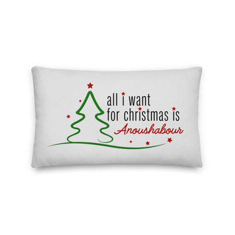 All I Want For Christmas Is Anoushabour Premium Pillow