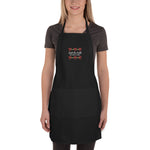 Deck The Halls With Bowls Of Manti Embroidered Apron