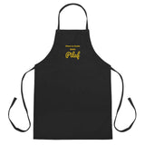 When In Doubt Make Pilaf Embroidered Apron