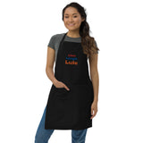 Live, Laugh, Lule Embroidered Apron