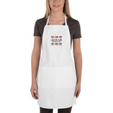 Deck The Halls With Bowls of Manti Embroidered Apron