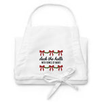 Deck The Halls With Bowls of Manti Embroidered Apron