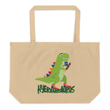 Hyeranosaurus Large Organic Tote Bag