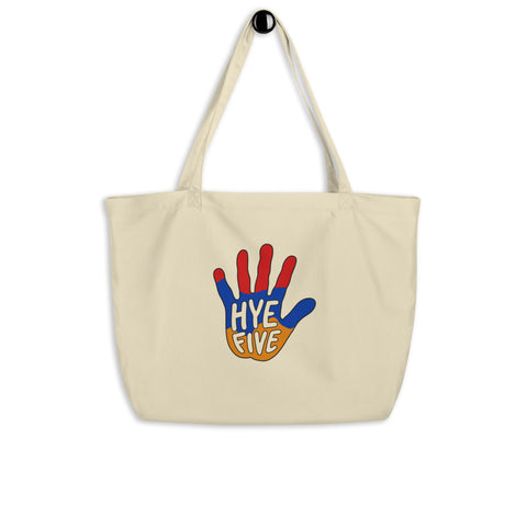 Hye Five Large Organic Tote Bag
