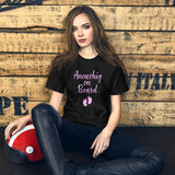 Anoushig On Board T-Shirt (Pink Writing)