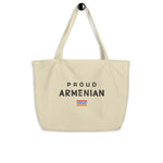 Proud Armenian Large Organic Tote Bag