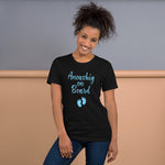 Anoushig On Board T-Shirt (Blue Writing)