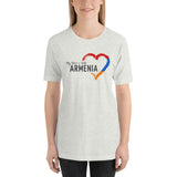 My Heart Is With Armenia Adult Short Sleeve T-Shirt