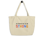 Armenian Strong Large Organic Tote Bag