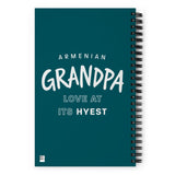 Armenian Grandpa Love At Its Hyest Spiral Notebook