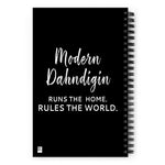 Modern Dahndigin Spiral Notebook