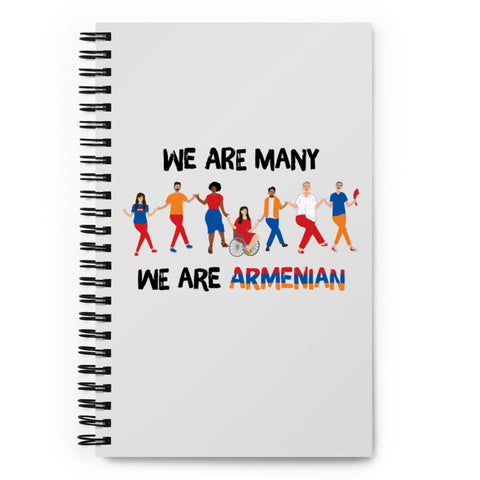 We Are Many We Are Armenian Spiral Notebook