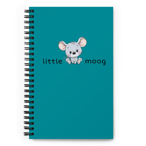 Little Moog No Bow Spiral Notebook