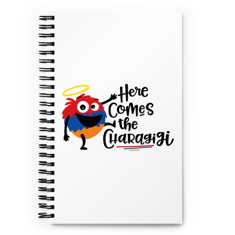 Here Comes The Charagigi Spiral Notebook