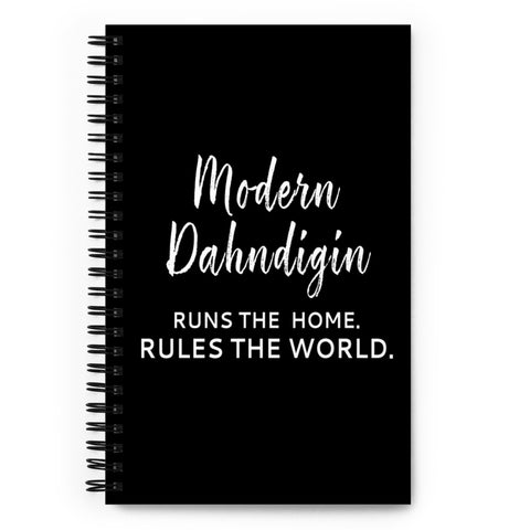 Modern Dahndigin Spiral Notebook