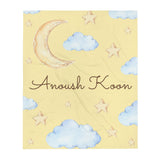 Anoush Koon Throw Blanket Yellow