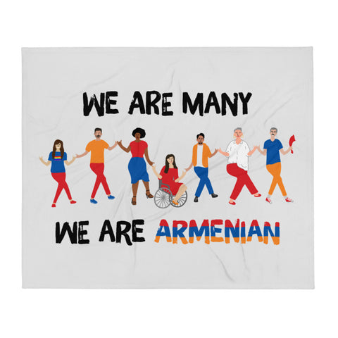 We Are Armenian Throw Blanket