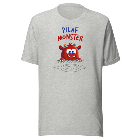 Skraldespand Skifte tøj Voksen Pilaf Monster Adult Short Sleeve T-Shirt – The Hye Line